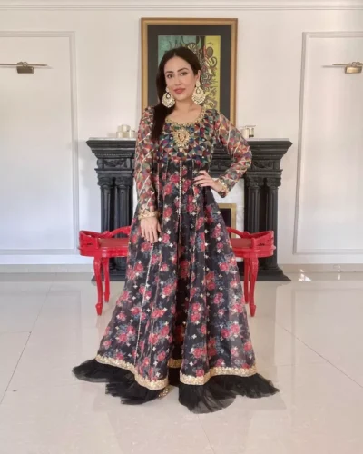 Peacock Anarkali