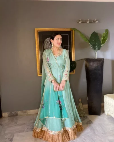 Aqua Anarkali